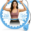 JLoibao Weighted Hula Hoop, 56-66 Inch, for Adults Weight Loss
