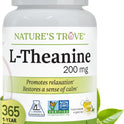 Nature's Trove L-Theanine 200mg 120 Vegetarian Capsules