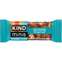 KIND Minis Snack Bars, Dark Chocolate Nuts & Sea Salt and Caramel Almond & Sea Salt, 3g Sugar, Gluten Free Bars, Variety Pack, 0.7 OZ, (20 Count)