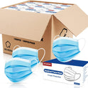 100 Pack Disposable Face Masks ASTM Level 2 Medical Grade 3 Ply Protection