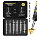Valentines Day Gifts for Him - Fathers Day Dad Gifts Screw Extractor Set - Tools Gadgets for Men Bolt Extractor Kit - Birthday Stocking Stuffers for Men Husband Boyfriend