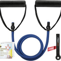 RitFit Single Resistance Exercise Band with Foam Handles - Ideal for Therapy, Strength Training