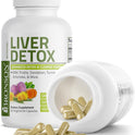 Bronson Liver Detox Advanced Detox & Cleansing Formula Supports Health Liver Function with Milk Thistle, Dandelion Extract, Turmeric, Artichoke Leaf & More, Non-GMO, 60 Vegetarian Capsules