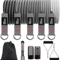 Resistance Bands with Handles for Full Body Workout, Therapy, Home Fitness
