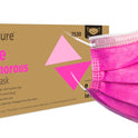 BeeSure Vibe Face Masks, Glamorous Pink, Latex-Free, Pack of 50