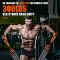 HPYGN Heavy Resistance Bands 300LBS Exercise Bands Set