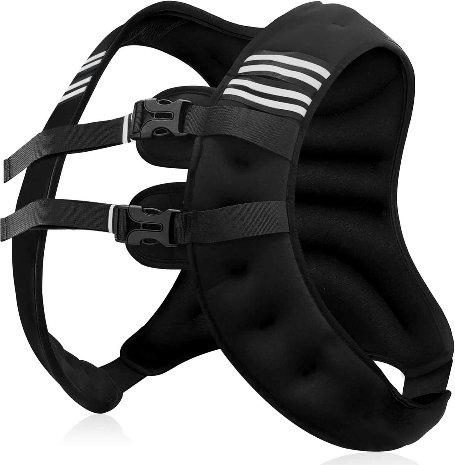 NATURELUX Weighted Vest for Men & Women - 5-30lbs Adjustable Weight Vest for Workouts, Running, Walking