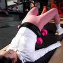 Hip Thrust Belt for Dumbbells, Booty Belt with Slip-Resistant Padding