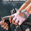 VINSGUIR Workout Gloves for Women & Men, Breathable, Grip Pads
