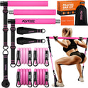 KUTIZE Pilates Bar Kit with Resistance Bands for Full-Body Workouts