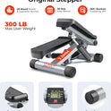 Sunny Health & Fitness Mini Stepper, 300 lb Capacity, Resistance Bands