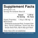 MARYRUTH'S Lymphatic Support Liquid Drops USDA Organic | Herbal Blend with Echinacea & Elderberry | Blue Vervain | Vegan | Alcohol-Free | Non-GMO | 30 Servings