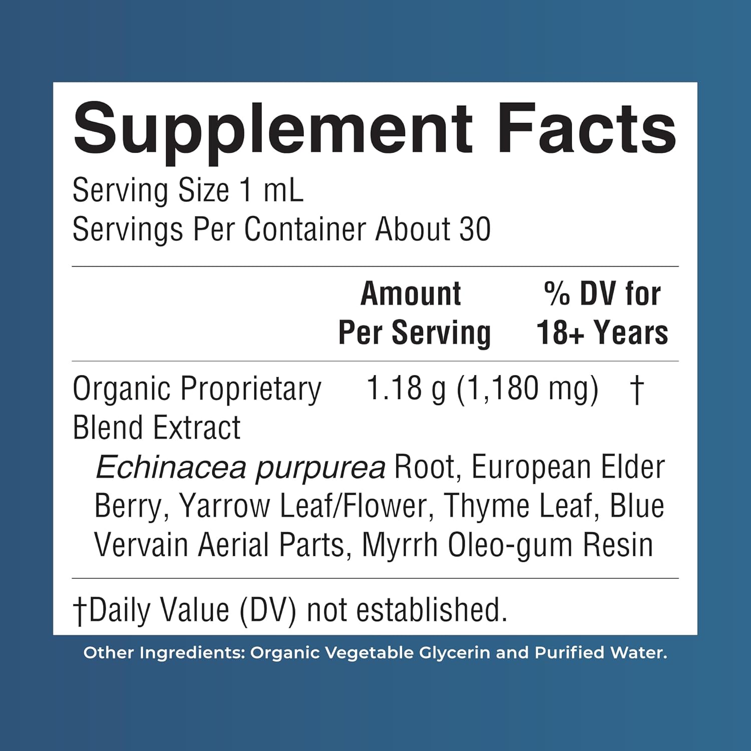 MARYRUTH'S Lymphatic Support Liquid Drops USDA Organic | Herbal Blend with Echinacea & Elderberry | Blue Vervain | Vegan | Alcohol-Free | Non-GMO | 30 Servings