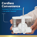 Waterpik ION Professional Water Flosser, Rechargeable, 10 Settings, 7 Tips, ADA Accepted
