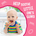 Earth's Best Organic Baby Food, Dissolvable Teething Snack for Babies 6 Months and Older, Strawberry Banana Crunchy Sticks, .56 oz Pack (Pack of 5)