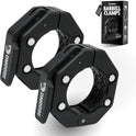 DMoose Fitness Barbell Clips 2 Inch - Quick Release Collars for Weightlifting