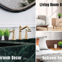 Der Rose Fake Plants 4 Packs Artificial Plants Small Faux Plants Black Bathroom Accessories for Halloween Bathroom Home Kitchen Coffee Table Office Desk Decor Indoor