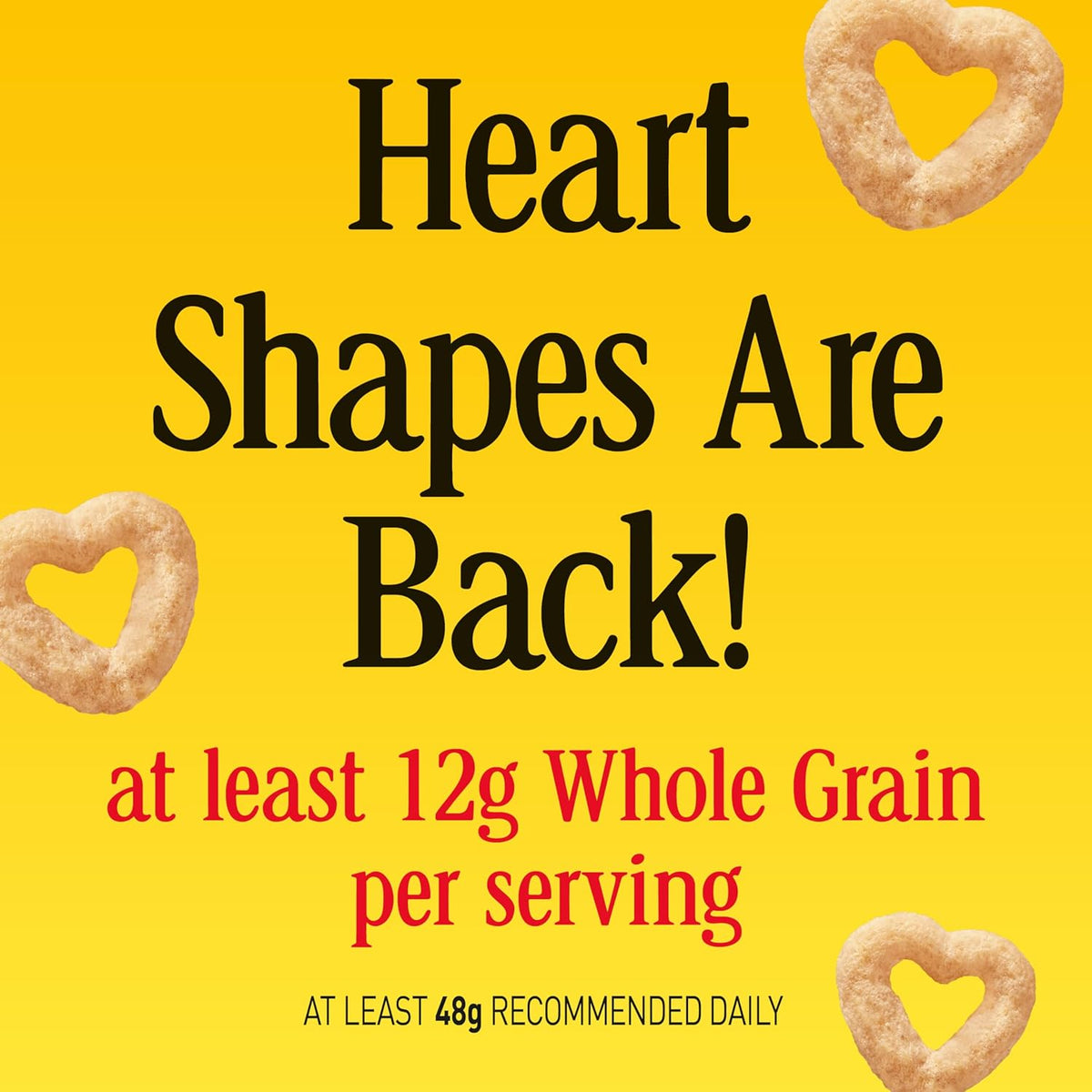 Honey Nut Cheerios Cereal, Limited Edition Heart Shapes, Affirmations Box, Heart Healthy, Gluten Free, Giant Size, 27.2 oz
