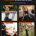 SUNPOW Pull Up Assistance Bands, Set of 5 Heavy Duty Resistance Bands