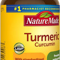 Nature Made Turmeric Curcumin 500 mg, Turmeric Curcumin Supplement for Antioxidant Support, Herbal Supplements, 120 Capsules, 120 Day Supply