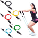 Fit Simplify Resistance Tube Bands 12 Piece Set with Instruction Booklet
