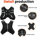 Poudee Adjustable Weighted Vest for Strength Training, Running, Workout