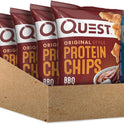 Quest Nutrition Protein Chips Variety Pack, BBQ, Cheddar & Sour Cream, Sour Cream & Onion, High Protein, Low Carb, 1.1 oz (Pack of 12)