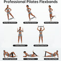 Renoj 3-Set Resistance Bands for Pilates, Yoga, and Home Gym