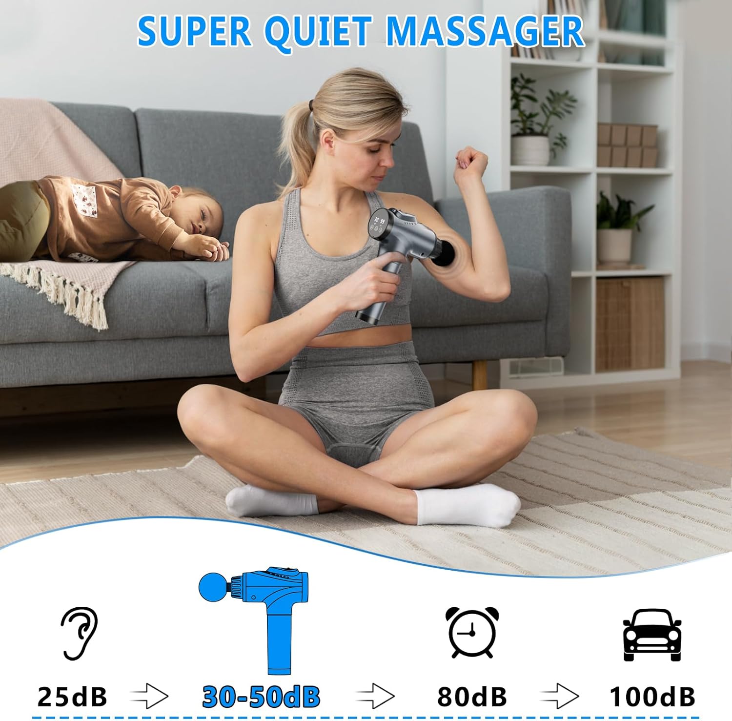 APHERMA Massage Gun, 30 Speed Levels, 9 Heads, Deep Tissue