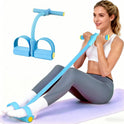 Pedal Resistance Bands with Handles, 6-Tube Tension Training for Full-Body Workout