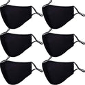 PAGE ONE Reusable Cloth Face Masks Washable Adjustable Breathable Cotton Face Mask