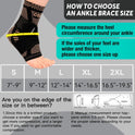 INDEEMAX Copper Infused Ankle Brace for Women and Men, Ankle Compression Sleeve Support