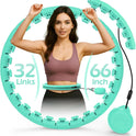 JLoibao Weighted Hula Hoop, 56-66 Inch, for Adults Weight Loss
