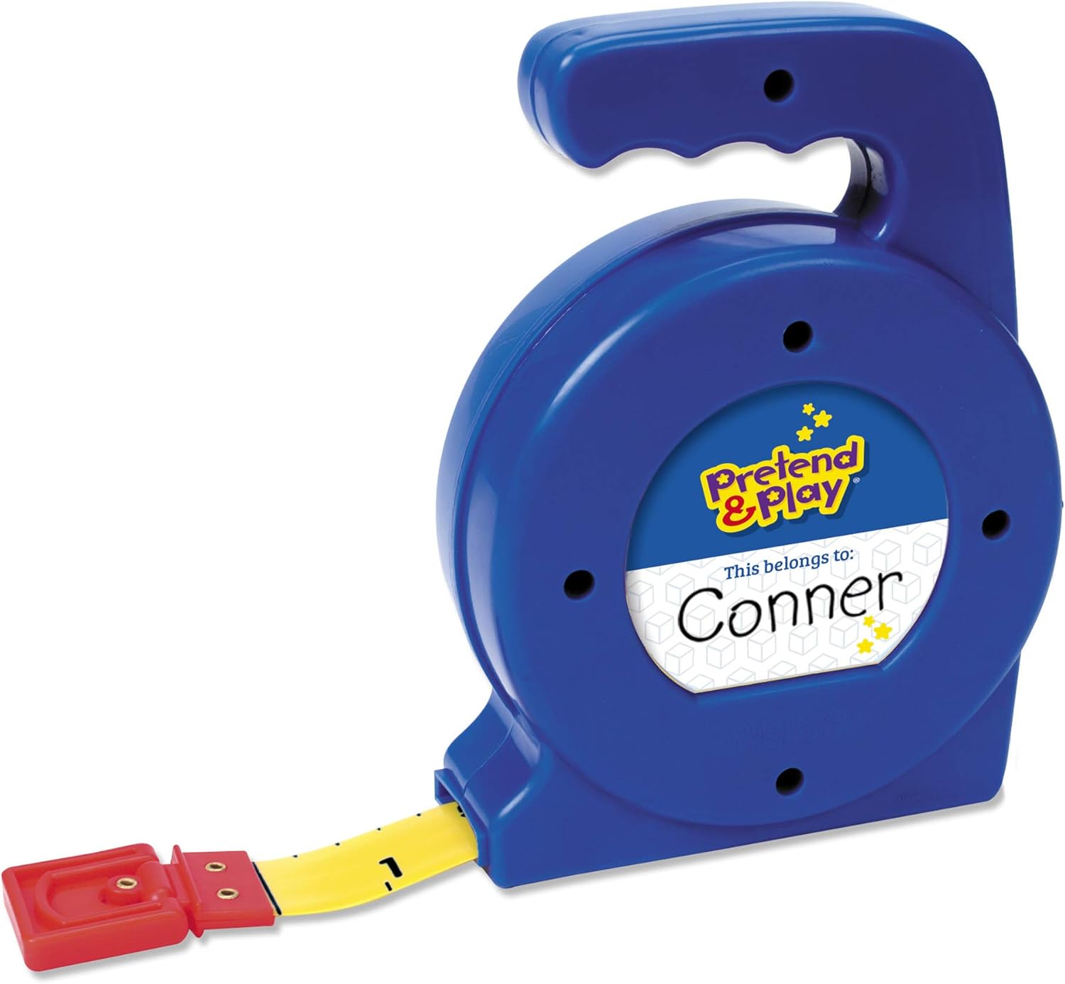 Learning Resources Pretend Play 3" Long Tape Measure - Kids Construction Toys, Preschool Activities, Pretend Play For Toddlers , Height Measurement Counting Tool, Fine Motor Skills, Homeschool