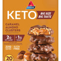 Atkins Caramel Almond Clusters, Gluten Free, High in Fiber, 1g Sugar, 2g Net Carb, Keto Friendly, 20 Count