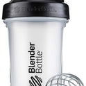 BlenderBottle Classic V2 Shaker Bottle, 20oz, Clear/Black