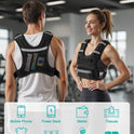 Adjustable Weighted Vest with Storage Pockets - Perfect for Workout, Running, Walking