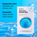 Dr.Jart+ Dermask Vital Hydra Solution Glow Korean Face Mask with Hyaluronic Acid