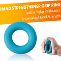 Grip Strength Trainer 7 Pack Adjustable Resistance Extensor Bands Finger Exerciser Hand Gripper