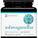 Youtheory Ashwagandha - with Organic KSM-66 Ashwagandha - Herbal Blend to Support Stress Relief & Energy Levels* - Helps Support Mood* - 60 Vegetarian Capsules (30-Day Supply)