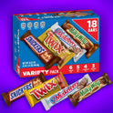 SNICKERS, TWIX, MILKY WAY & 3 MUSKETEERS Individually Wrapped Variety Pack Full Size Milk Chocolate Candy Bars Bulk Assortment, 33.31 oz, 18 Bars