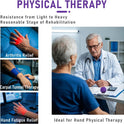 3-Pack Stress Balls for Adults - Hand Therapy, Finger Strengthening Exercises