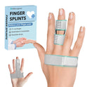 Finger Splint, Adjustable Finger Brace for Index, Middle, Ring Fingers, Pain Relief and Support