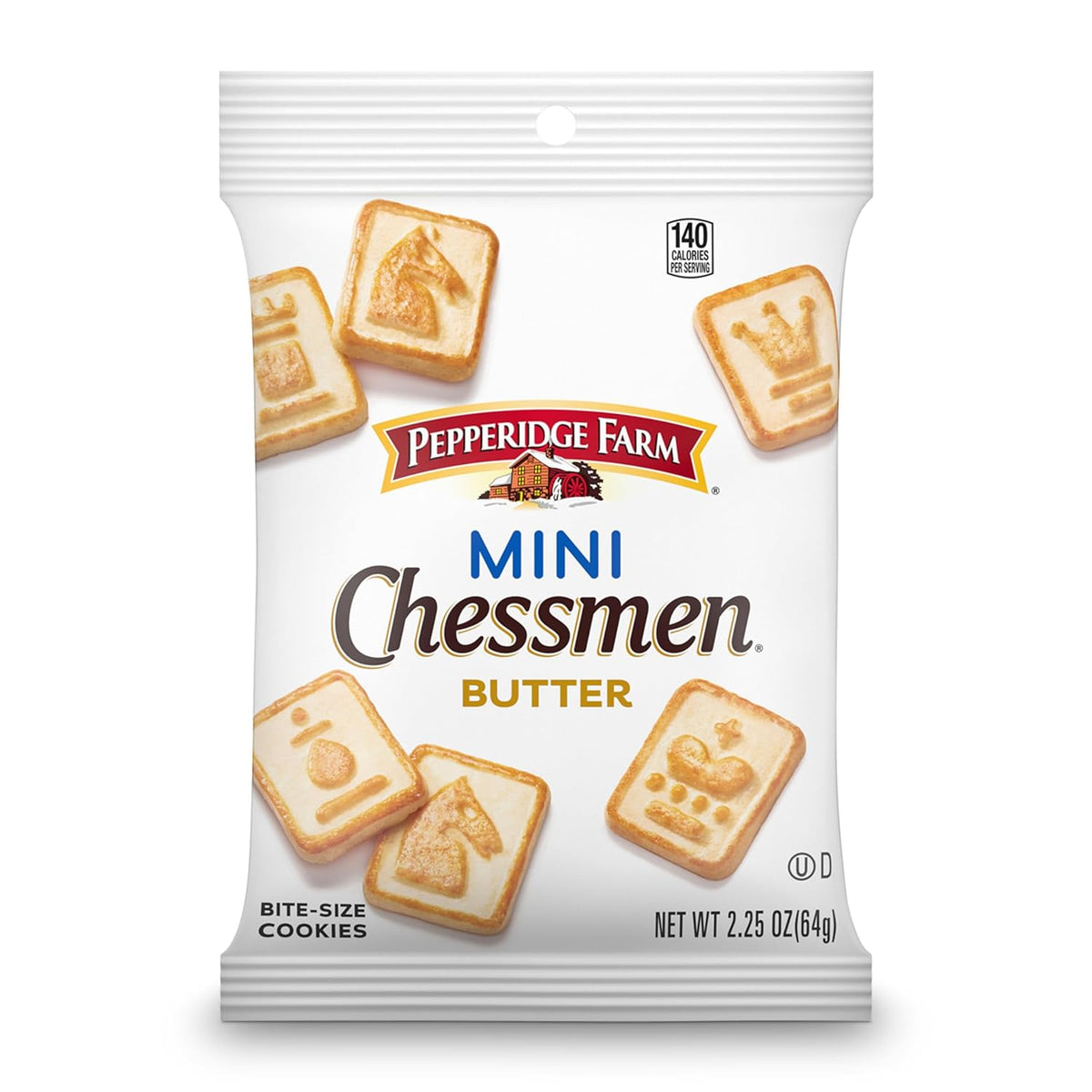 Pepperidge Farm Chessmen Minis Butter Cookies, 8 Snack Packs, 2.25-oz. Each (Pack of 8)