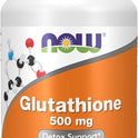 NOW Foods Supplements, Glutathione 500 mg, With Milk Thistle Extract & Alpha Lipoic Acid, Free Radical Neutralizer*, 60 Veg Capsules