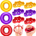 FitBeast Grip Strength Trainer - 9-Piece Hand Rehab Kit for Wrist, Finger & Forearm
