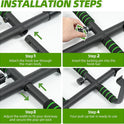 VBSD Upgrade Doorway Pull Up Bar, Ergonomic Grips, 440 Lbs Capacity