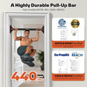 Sportneer Adjustable Doorway Pull-Up Bar, 440 lbs Capacity, No Drilling Required