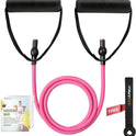 RitFit Single Resistance Exercise Band with Foam Handles - Ideal for Therapy, Strength Training