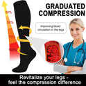 Aoliks Compression Socks for Women and Men, 4 Pairs, Gradient Compression